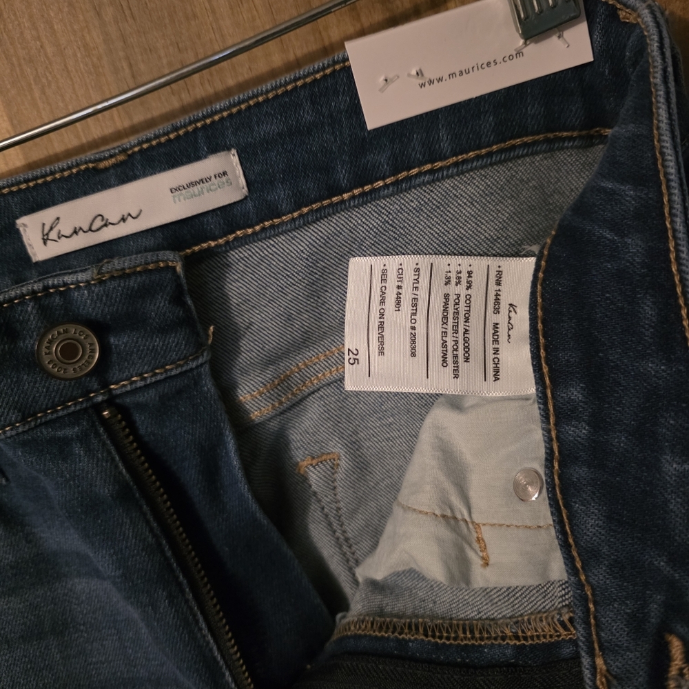 KanCan Dark Blue Flare Jeans - Picture 7 of 7